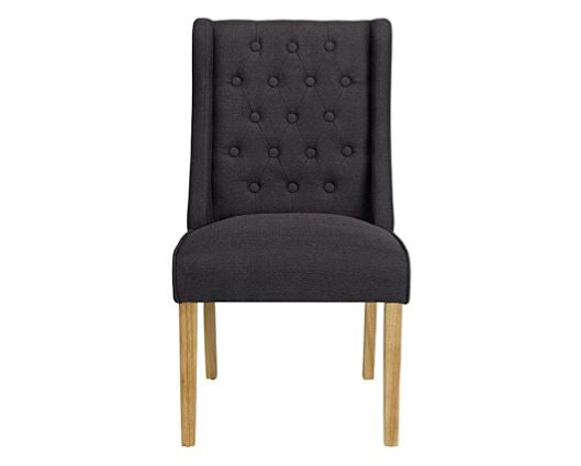 Vilmos Chair Charcoal (Pack of 2)