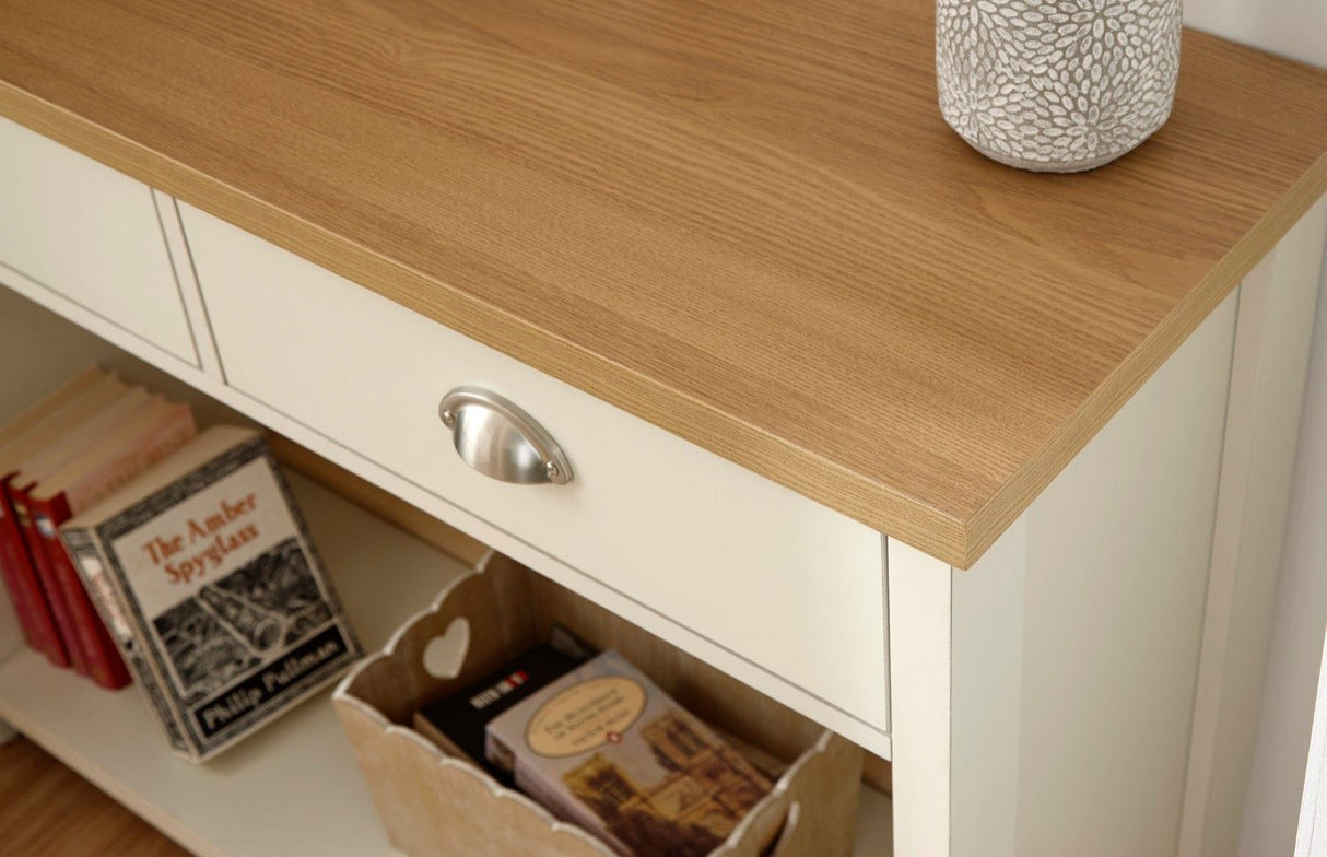 Lachlan Console Hall Table-Cream