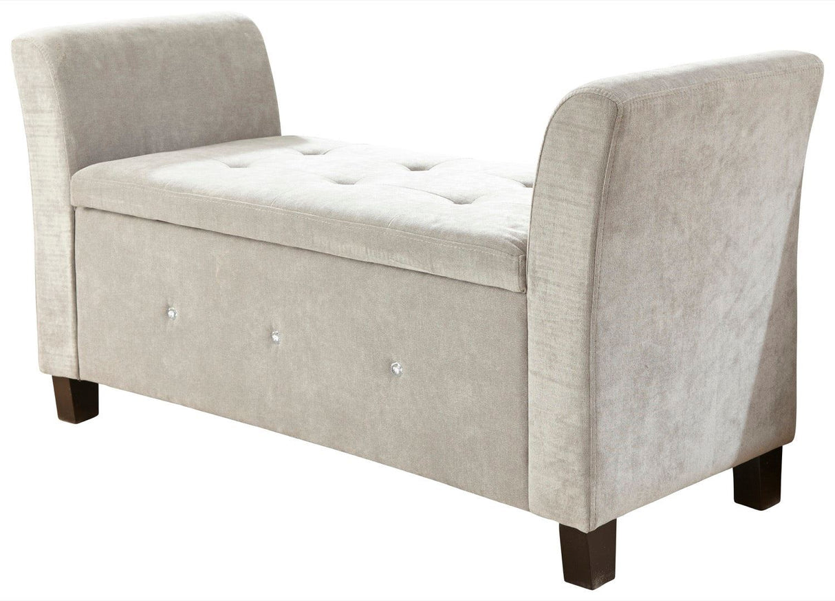 Vanessa Diamante Window Seat-Silver