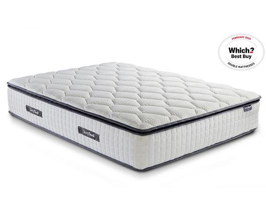 Roll Up Bliss 800 Pocket Memory Pillow Top Mattress (32cm Depth) - Double