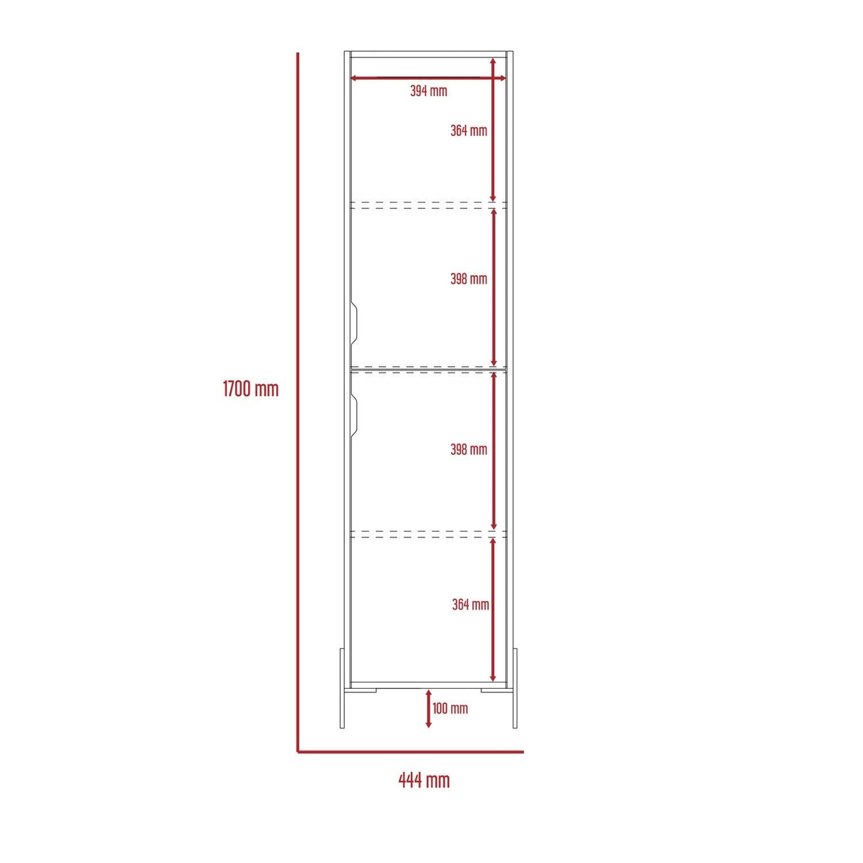 Dexter Tall Storage Cabinet