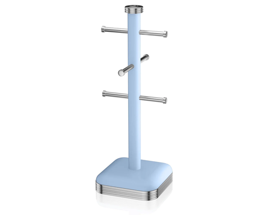 Swan Retro Mug Tree Blue