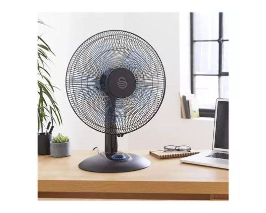 Swan Activair 12" Silence & Turbo Desk Fan