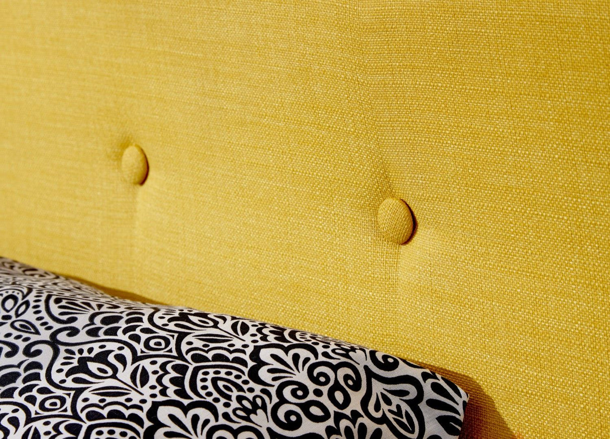 Ashbourne Double Bed - Mustard