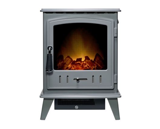 Livi Electric Stove in Grey Enamel