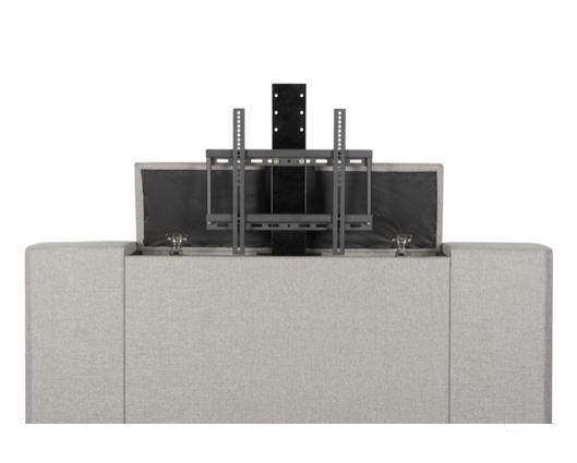 Plaza King TV Bed - Grey