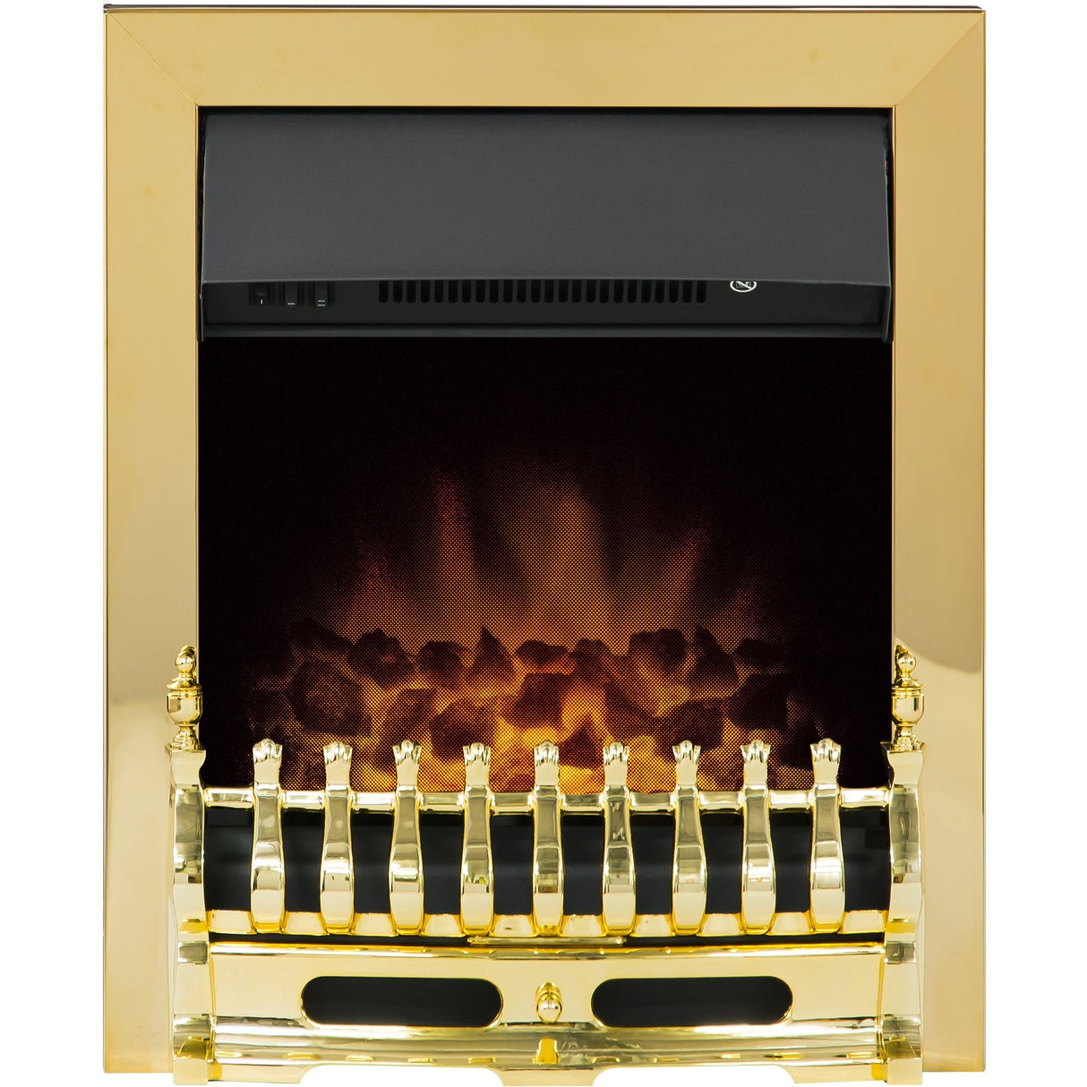Buck Electric Fire- Brass