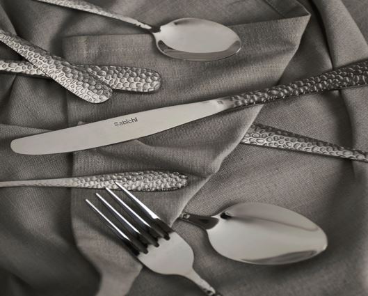 Sabichi 16 Piece Hammered Cutlery Set