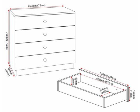 DENVER 3 DOOR WARDROBE BEDROOM SET - WHITE GLOSS