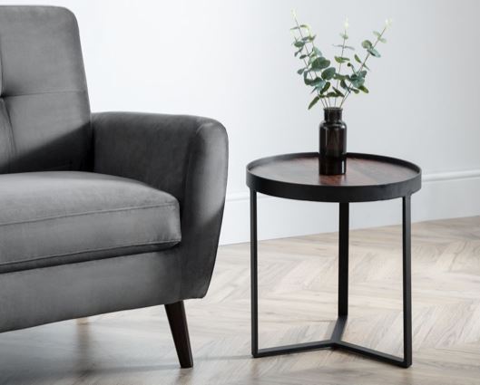 Laney Lamp Table-Walnut