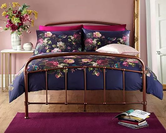Halston King Size Bed - Copper
