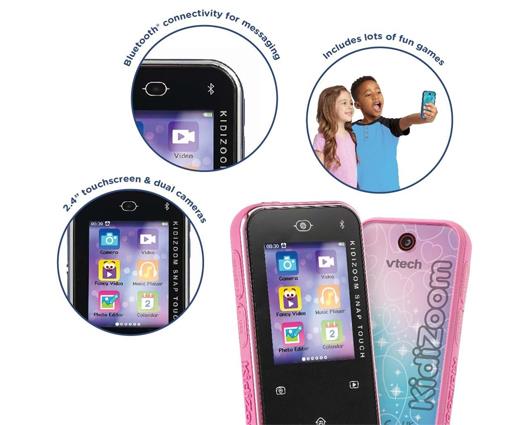 VTech KidiZoom Snap Touch Pink