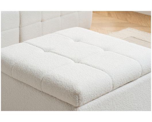 Milo Footstool - White