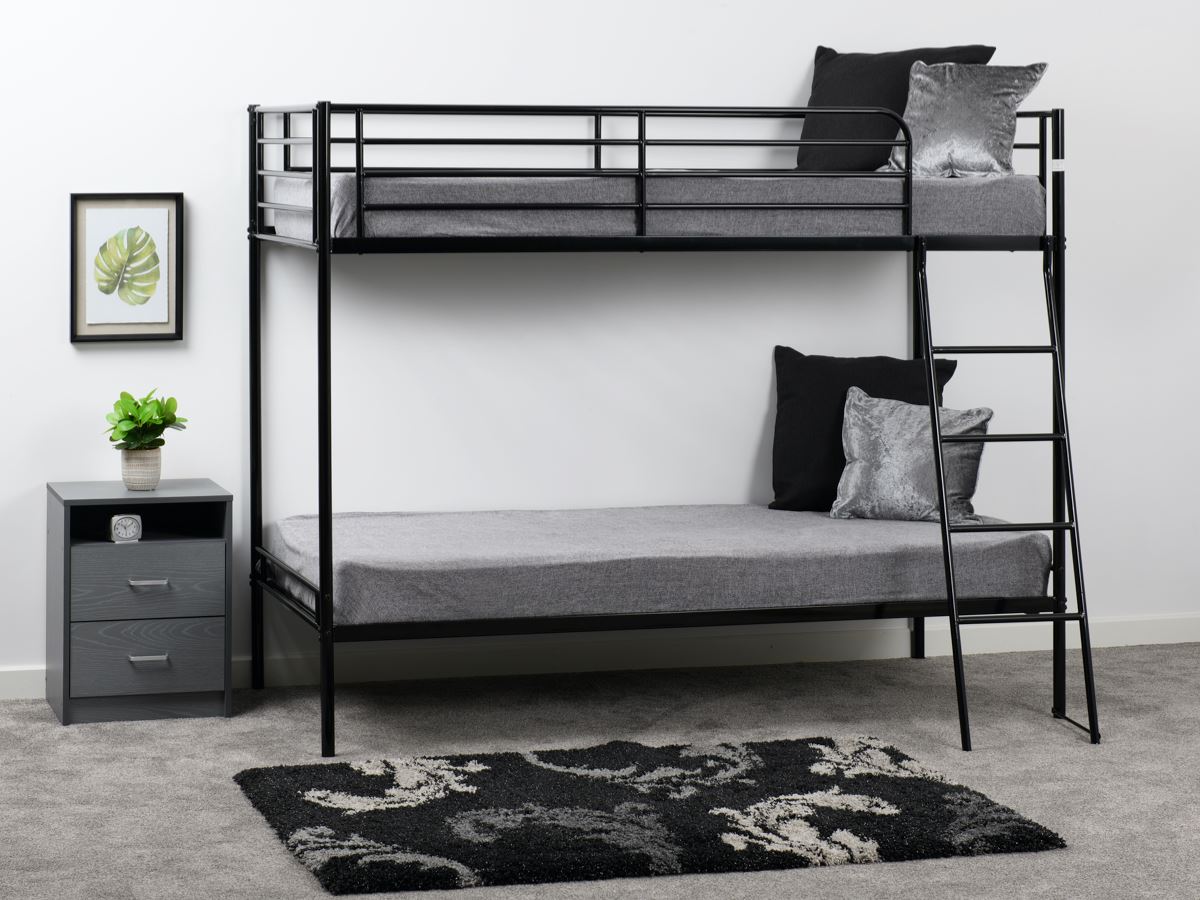 Black Metal Bunk