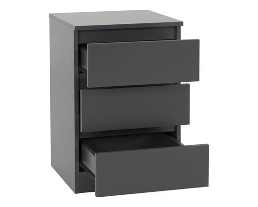 MALVERN 2 DOOR WARDROBE BEDROOM SET - GREY