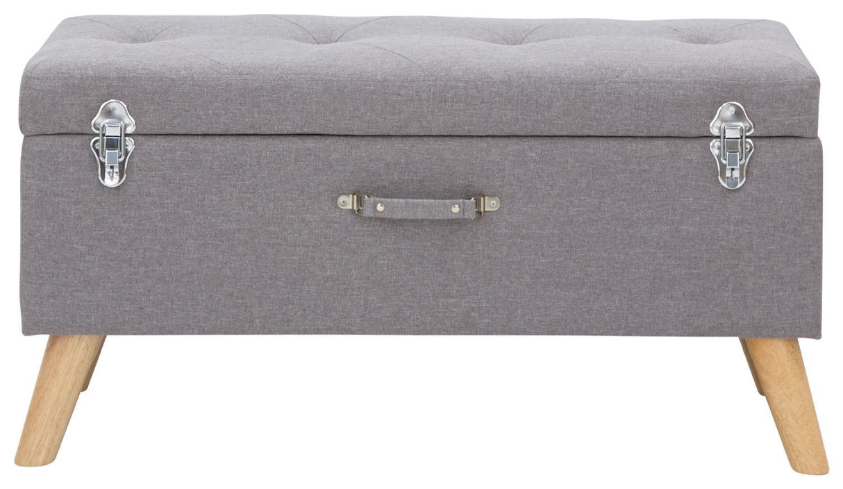 Maisie Large Storage Ottoman-Grey