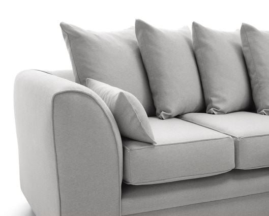 Daisy Right Hand Facing Corner Sofa - Light Grey