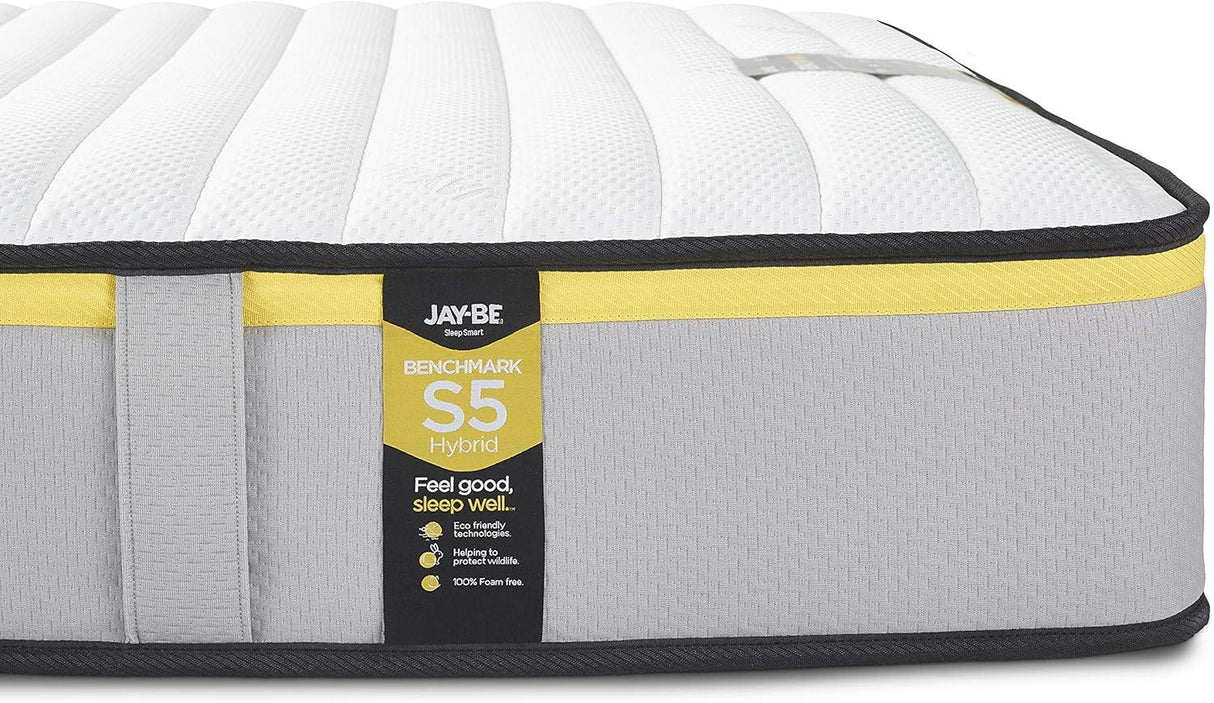Jay-Be Benchmark S5 Hybrid Eco Friendly Mattress - Small Double