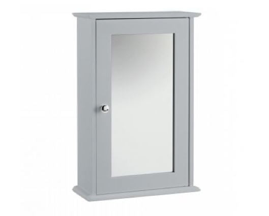 Asher Wall Cabinet With Mirror Grey