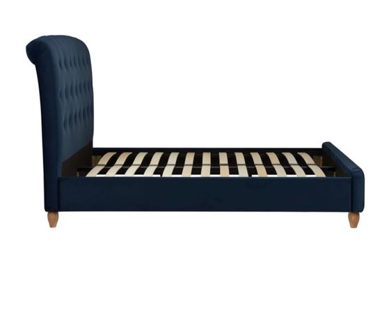 Brompton King Bed- Midnight Blue