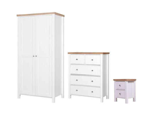 Shannon 3 Piece Bedroom Set 3+2 Drawer