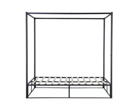 Fabian King 4 Poster Bed- Black