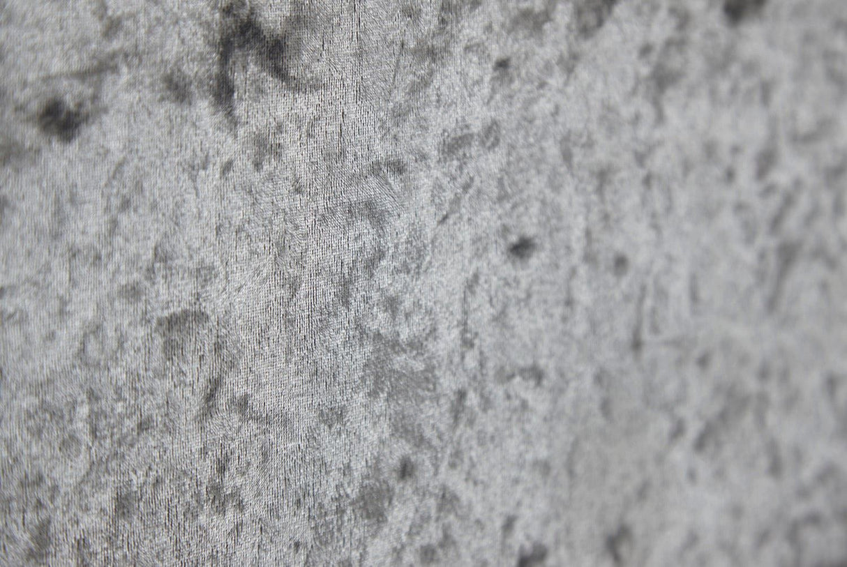 Vanessa Window Seat-Grey Crushed Velvet