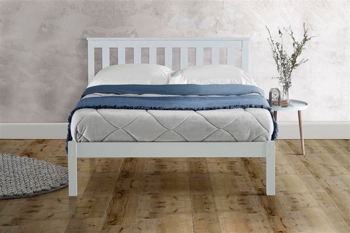 Denver King Bed - White