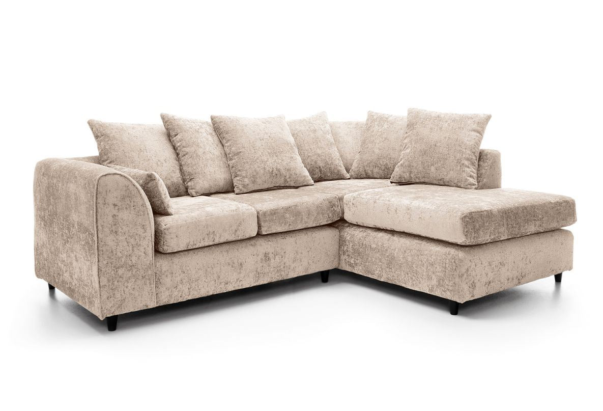 Heidi Right Hand Facing Corner Sofa - Cream