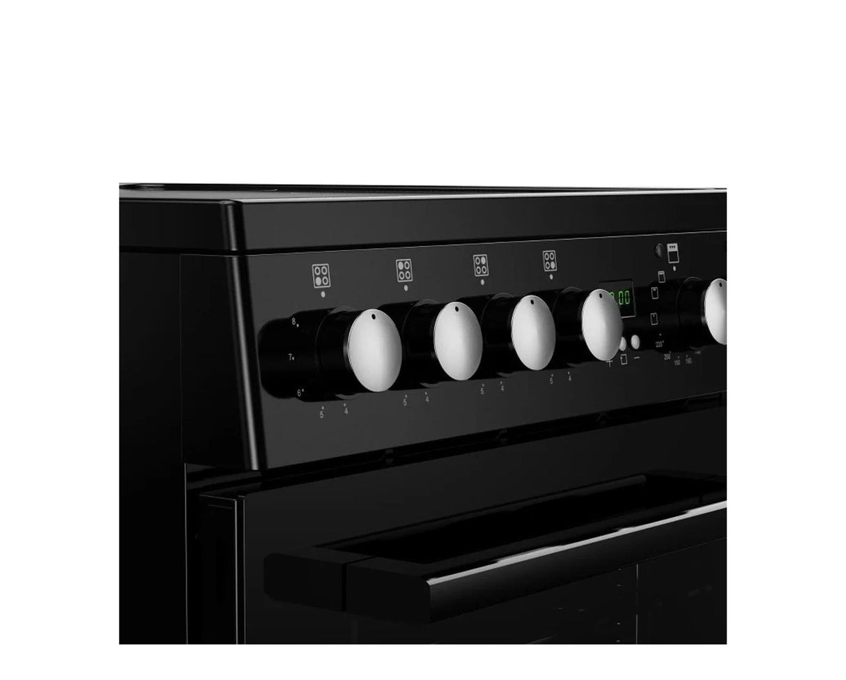 New World NWDO60CB 60cm Double cavity Electric Cooker with Ceramic Hob