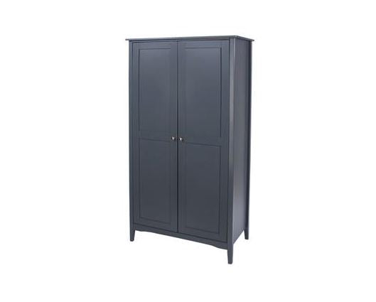 Como 2 Door Wardrobe-Midnight Blue