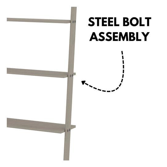 Corona Grey Ladder Design Shelf Unit