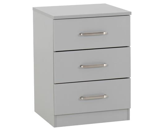 DAKOTA 2 DOOR WARDROBE BEDROOM SET - LIGHT GREY