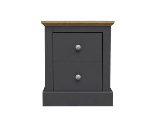Dagwood Bedside Cabinet Charcoal