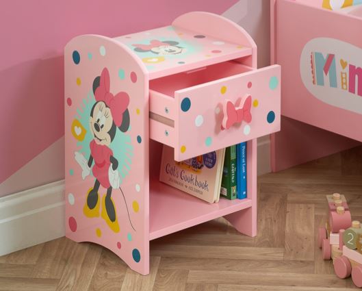 Minnie Mouse Bedside Table