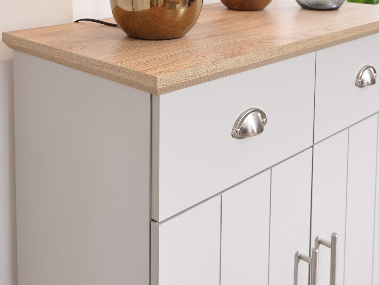 Kinsley Compact Sideboard-Grey