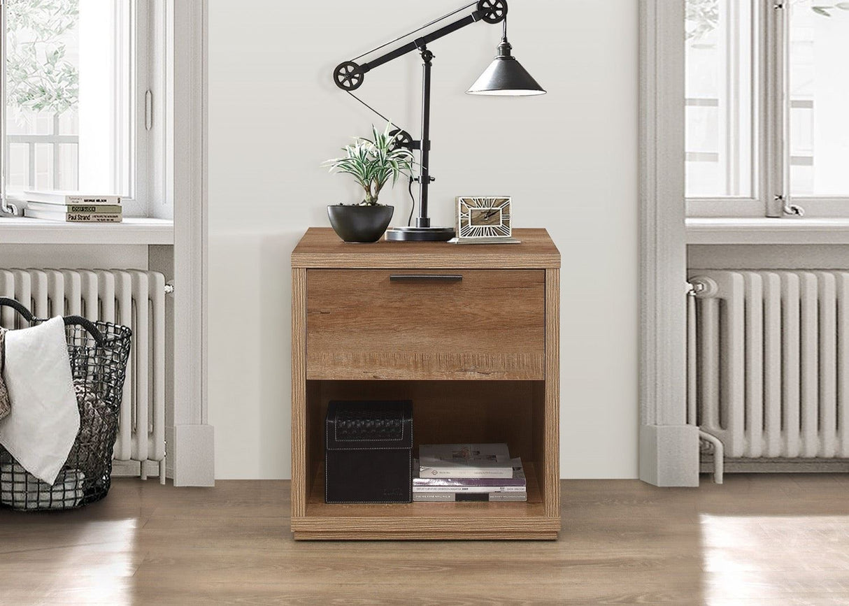 Sullivan 1 Drawer Bedside Table - Oak