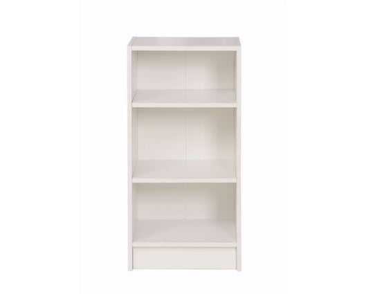 Small Narrow Bookcase-White