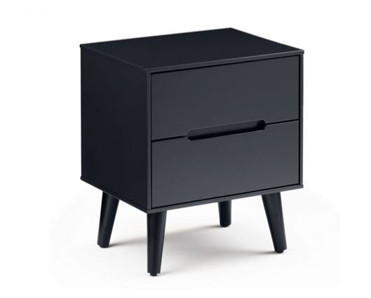 Langham 2 Drawer Bedside - Anthracite
