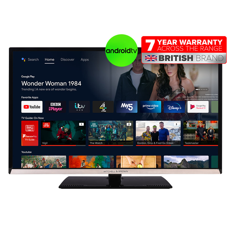 Mitchell & Brown JB-43SM1811A 43" LED Freeview Full HD Smart Android TV