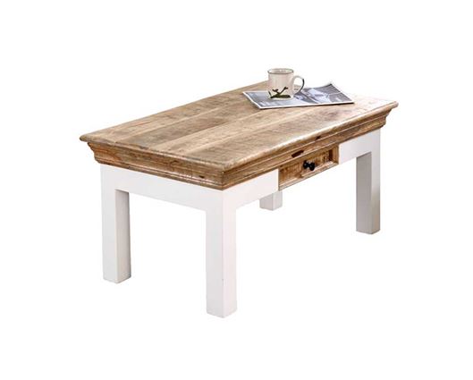 Arianna Coffee Table With Drawer Solid Mango Wood