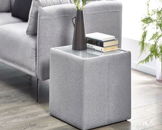 Robynne Lamp Table- Grey