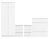 MALVERN 2 DOOR WARDROBE BEDROOM SET - WHITE