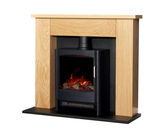 Chessington in Oak with Keston Stove