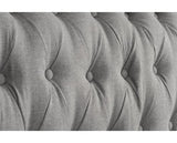 Valentino King Bed - Grey