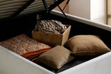 Lanis King Ottoman Bed - Cream