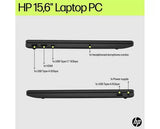 HP 15-fd1505sax 15.6" Laptop - Intel� Core� 5, 256 GB SSD, Black