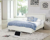 Crystalle King Bed - White