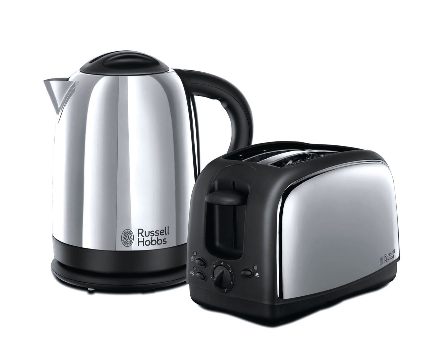 Russell Hobbs Lincoln Twin Pack Stainless Steel