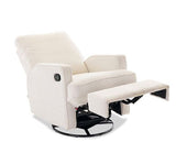 Madeline Swivel Glider Recliner Chair - Boucl" Style